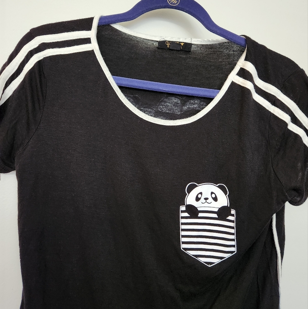 Lightweight Tee Panda design sz M